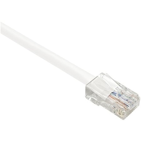 1Ft White Cat5E Patch Cable, Utp, No Boots